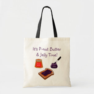 Tote O bolsa do tempo da manteiga & da geléia da