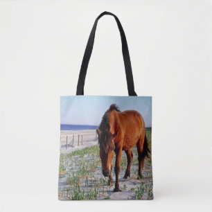 Tote O bolsa dos animais selvagens, cavalos selvagens,