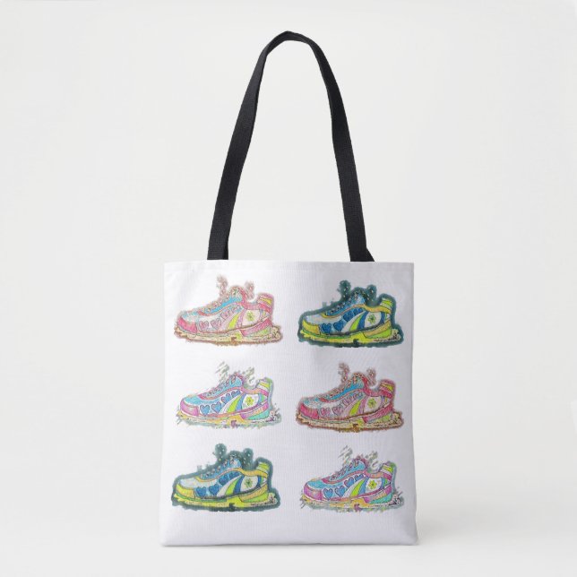 Tote O bolsa dos calçados de tênis (Frente)