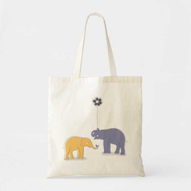 Tote O bolsa dos elefantes (Frente)