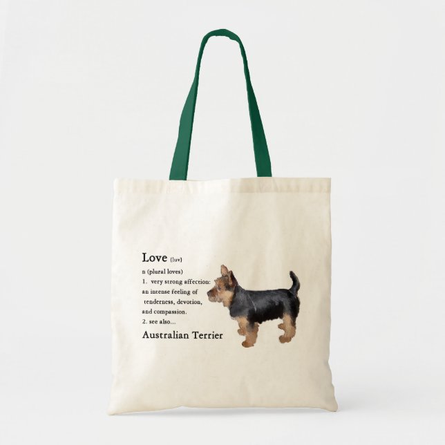 Tote O bolsa dos presentes de Terrier australiano (Frente)