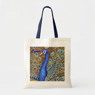 Tote O bolsa elegante do pavão