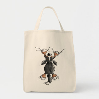 Tote O bolsa engraçado do orçamento do cão de montanha