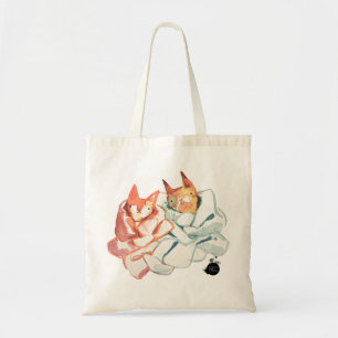 Tote O bolsa feito malha dos gatinhos