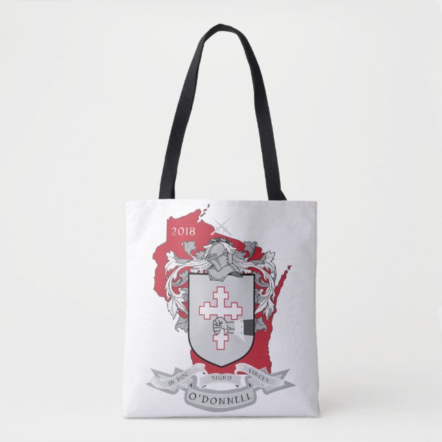 Tote O bolsa feito sob encomenda da crista de ODonnell (Frente)