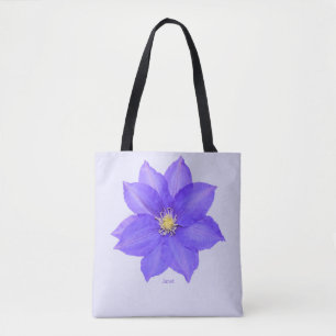 Tote O bolsa feito sob encomenda do ombro da lavanda