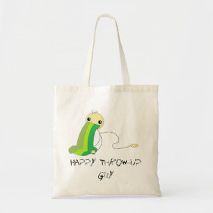 Tote O bolsa feliz do orçamento da cara do Lance-Acima