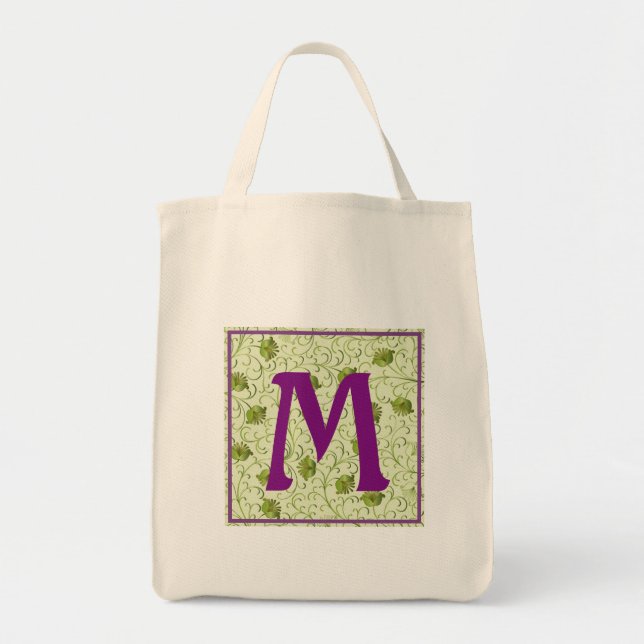 Tote O bolsa floral do mantimento do primavera (Frente)