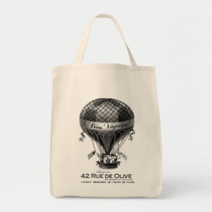 Tote O bolsa francês do balão de ar quente do vintage