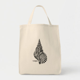Tote O bolsa francês do mantimento de Shell do Conch d