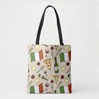 Tote O bolsa italiano da comida