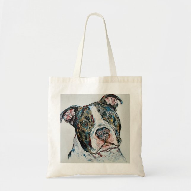 TOTE O BOLSA LOVEABLE DE PITBULL (Frente)