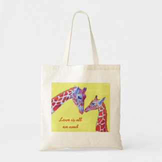 Tote o bolsa loving dos girafas