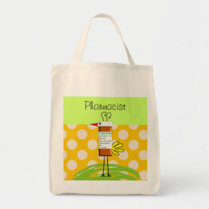 Tote O bolsa lunático do pássaro de Rx do farmacêuti