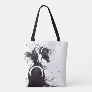 Tote O bolsa majestoso do cavalo da pintura do Pinto