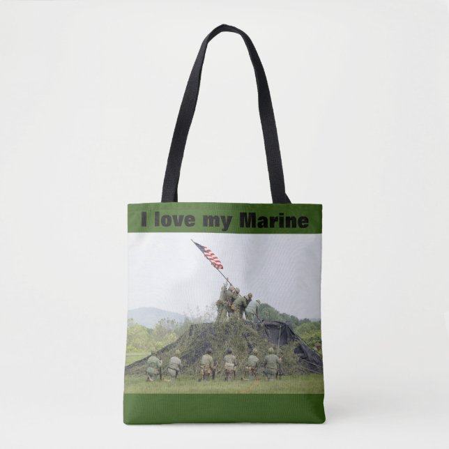Tote O bolsa marinho (Frente)