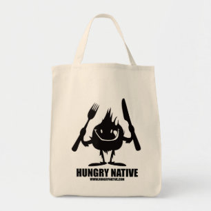 Tote O bolsa nativo com fome do mantimento