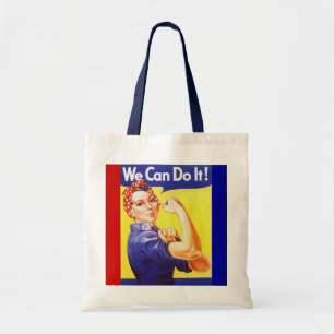 Tote O bolsa "nós podemos fazê-lo!" Slogan Rosie o