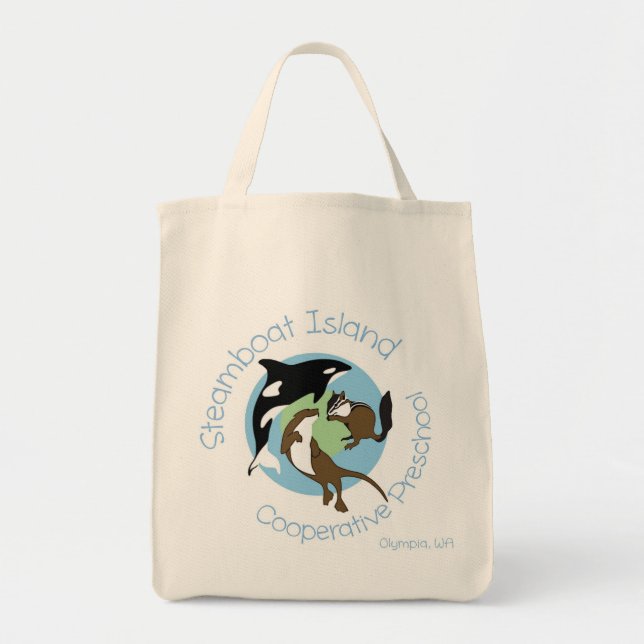 Tote O bolsa orgânico do mantimento (Frente)
