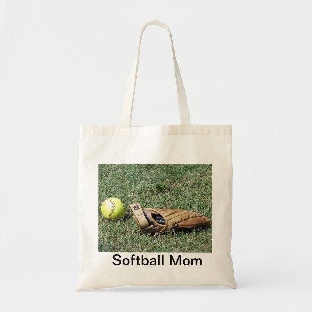 Tote O bolsa para a mamã do softball (Frente)