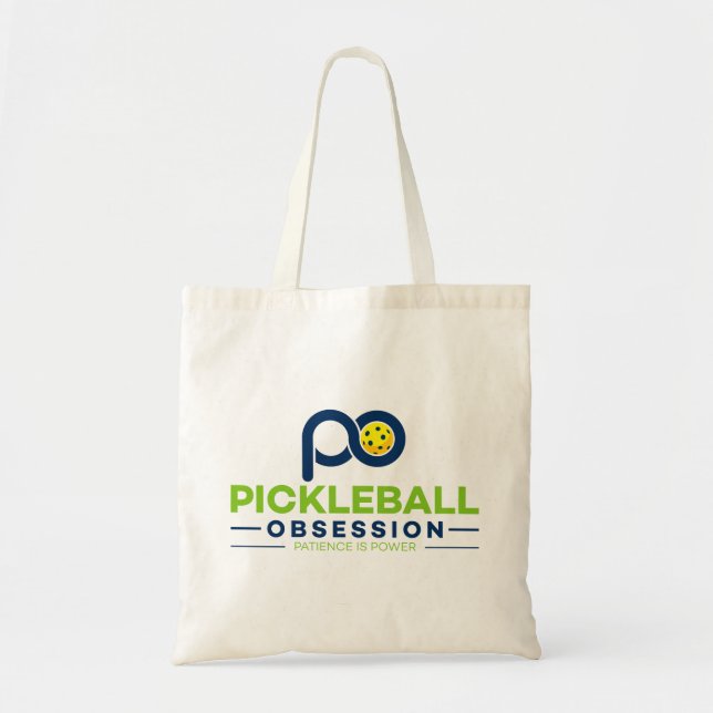 Tote O bolsa para o Pickleball obcecado (Frente)