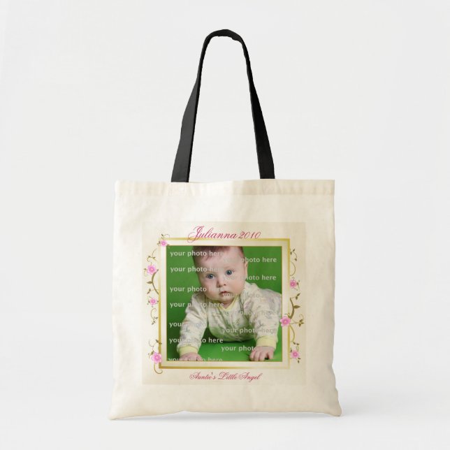 Tote O bolsa pequeno do anjo dos Aunties (Frente)