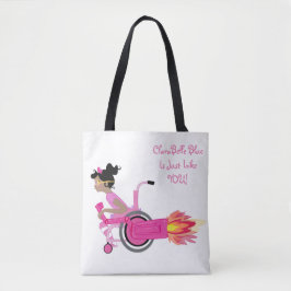 Tote O bolsa perfeito azul de ClaraBelle - BRANCO