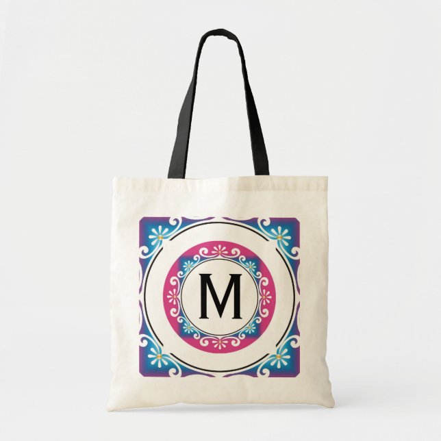 Tote O bolsa personalizado Bolsas-Monogrammed (Frente)