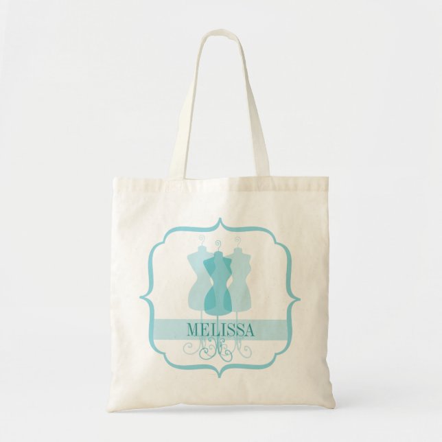 Tote O bolsa personalizado da dama de honra de (Frente)