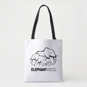 Tote O bolsa preto do logotipo - (reduza - reusar -