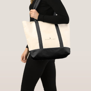 Tote O bolsa preto e branco, Steinway&Sons