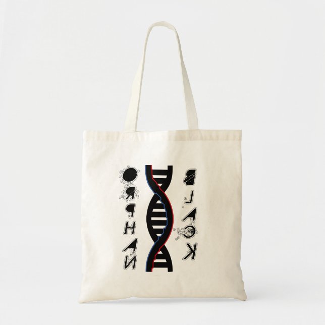 Tote O bolsa preto órfão (Frente)