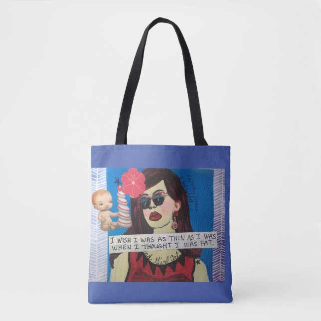 Tote O Bolsa que eu desejo que eu era tão finamente (Frente)