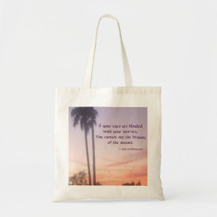 Tote O bolsa reusável do por do sol