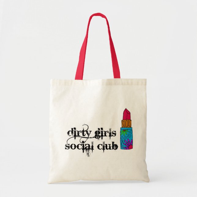 Tote O bolsa sujo do clube social das meninas (Frente)