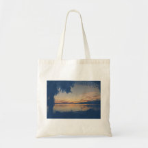 O bolsa tropical do por do sol