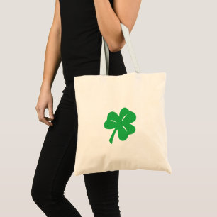Tote O bolsa verde do orçamento da folha do trevo