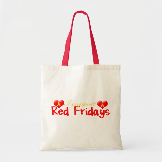 Tote O bolsa vermelho de sextas-feiras (Frente)