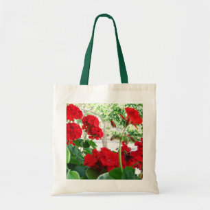 Tote O bolsa vermelho dos gerânio um grande presente d