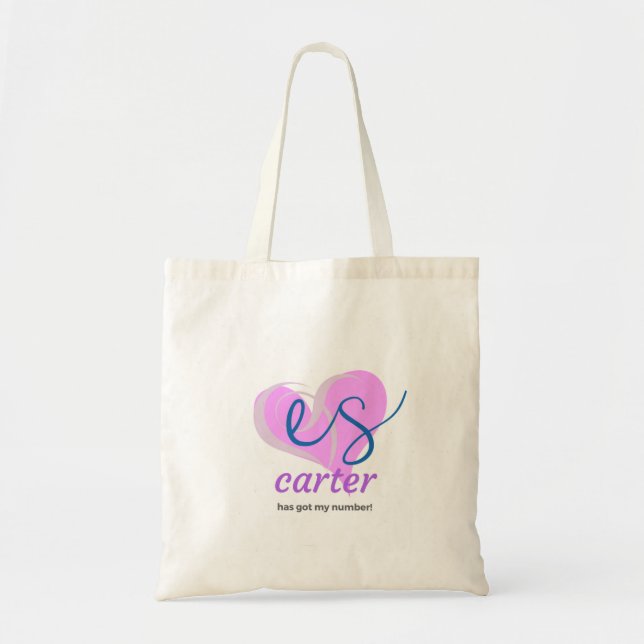 Tote O ES Carter tem meu número! - O bolsa (Frente)