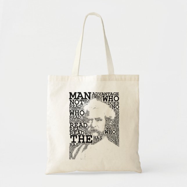 Tote O homem que não lê o bolsa (Frente)