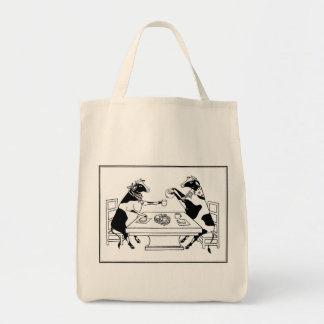 Tote O piquenique acobarda o branco do bolsa do