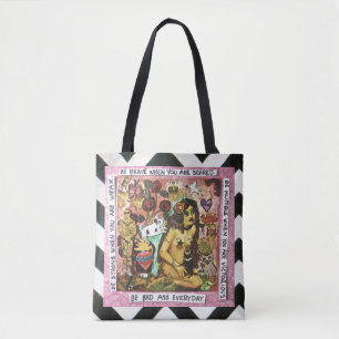 TOTE O SACO DE BOLSA SEJA BRAVO QUANDO VOCÊ SCARED