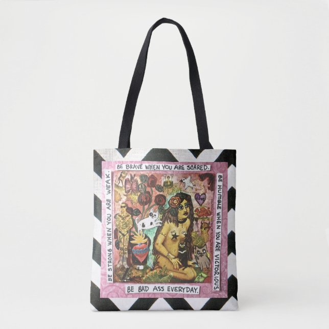 TOTE O SACO DE BOLSA SEJA BRAVO QUANDO VOCÊ SCARED (Frente)