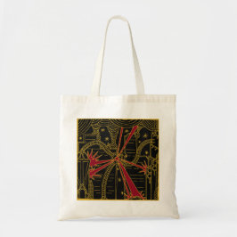 Tote O tripé ataca o bolsa do art deco