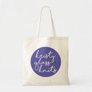 Tote O vidro de Kristy faz malha o bolsa - roxo