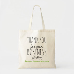 Tote Obrigado pelo Bolsa de orçamento de sua empresa