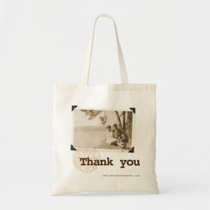 Tote Obrigado tecido de Wineworks você o bolsa