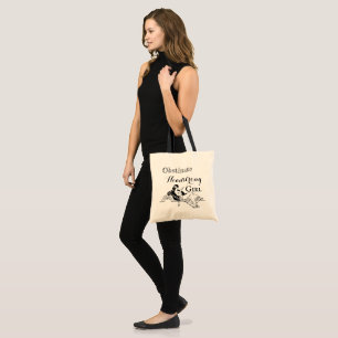 Tote Obstinado, menina cabeça-forte Jane Austen bolsa