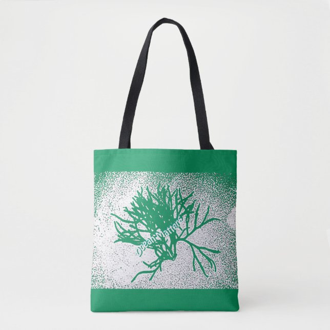 Tote Oceano Assuntos - Bolsa de Cor do Cheio Pacífico (Frente)